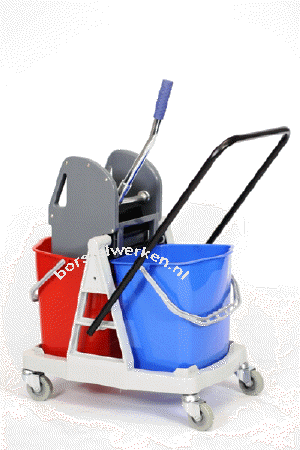 2019819H - Rolemmer + pers PVC 2 x 17 liter�