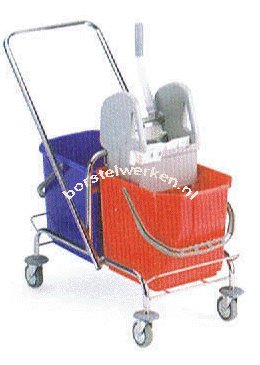 2019819K - Rolemmer + Pers 2 x 17 Liter